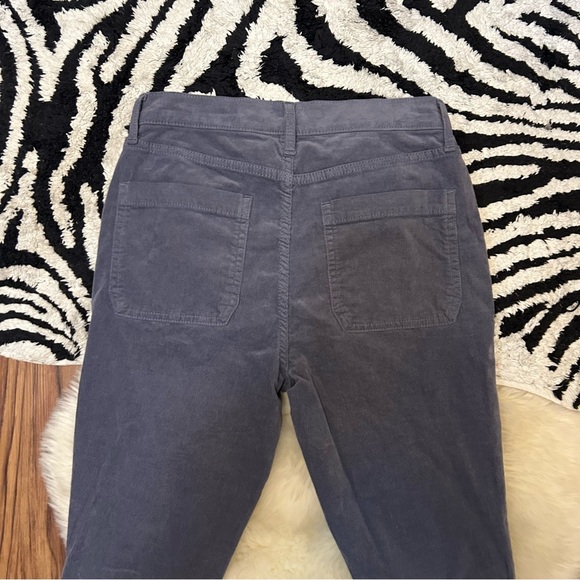 Ana Flare Corduroy Size 2 Grey High Rise Inseam 32" Rise 10" - Picture 4 of 5
